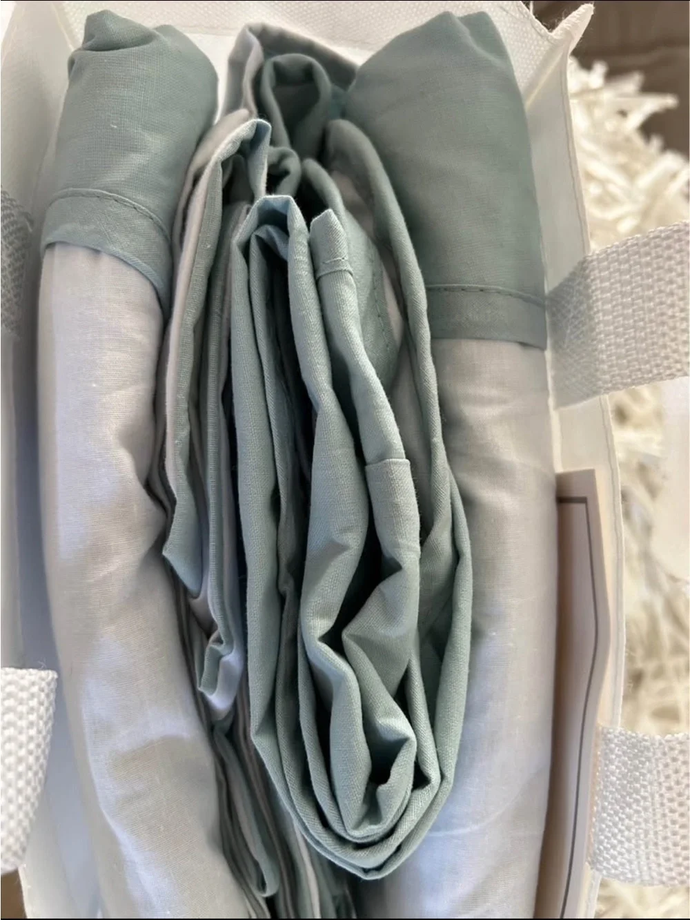 Lush Decor Coastal Chic Scalloped Edge Cotton Reversible Duvet Cover Set King